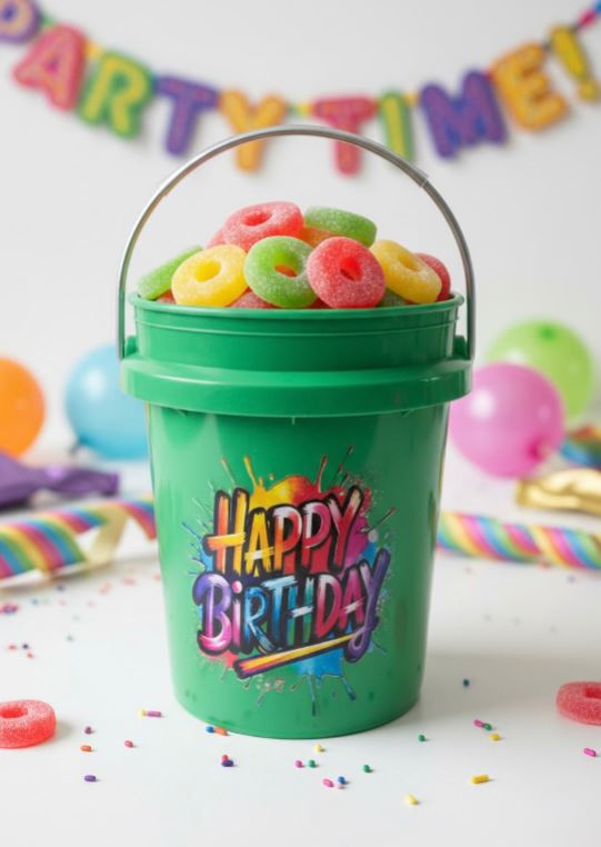 Happy Birthday Bucket - Choose Your Design