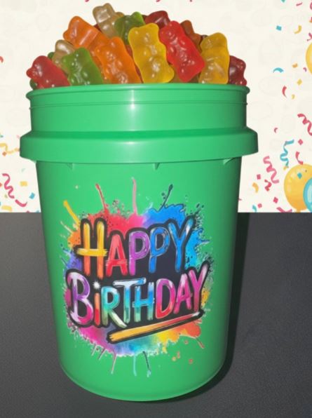 Happy Birthday Bucket - Choose Your Design