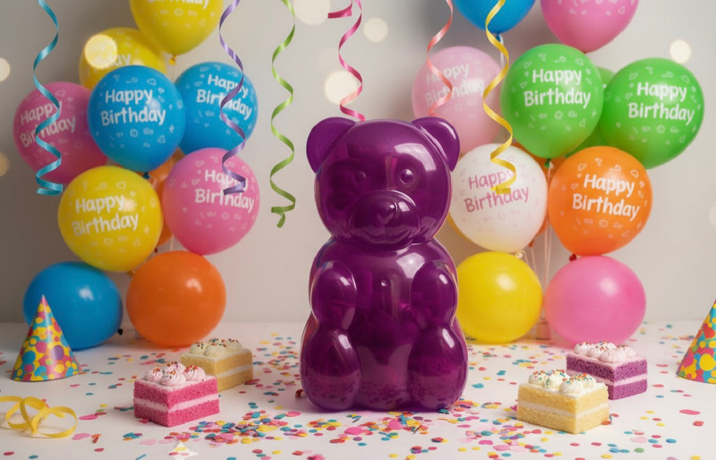 TIKTOK Viral Bear Gift Set - 1/2lb Bucket + 10 Candy Bags