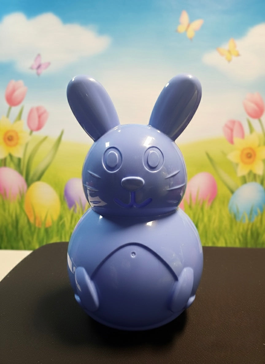 Blue bunny container with 2 Bags Gummy