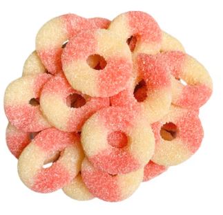 Fini Sour Pink Lemonade Gummy Rings