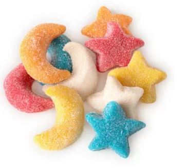 Clever Gummy Glitter Stars & Moons