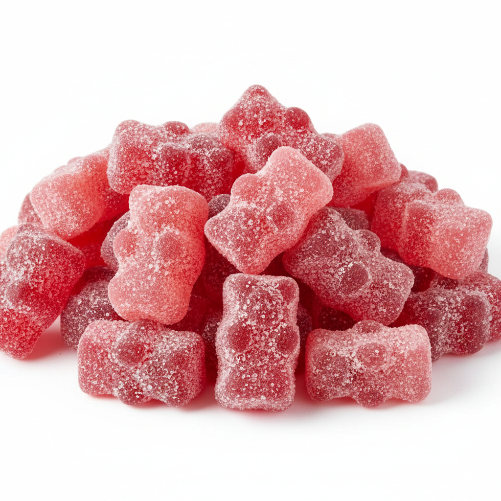 Sour Strawberry Gummy Bears