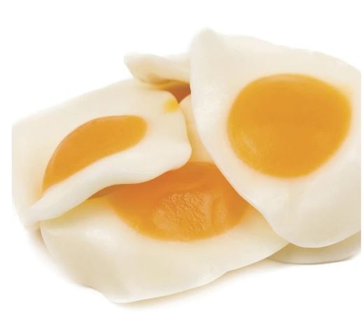 Vidal Mini Gummy Fried Eggs just enough bag 1/2 Pound Bag.