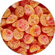 SOUR PEACH SLICES JUST ENOUGH BAG