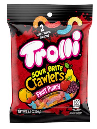 Trolli Sour Brite Crawlers Fruit Punch