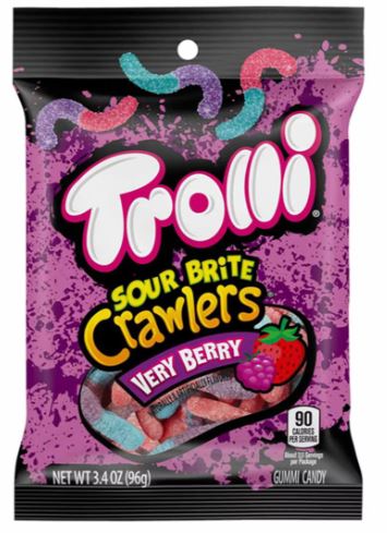Trolli Sour Brite Crawlers Very Berry