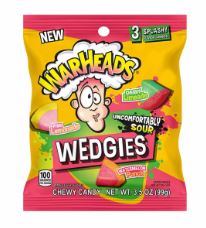 AIRHEADS PINK LEMONADE SOUR WEDGIES 3.5OZ